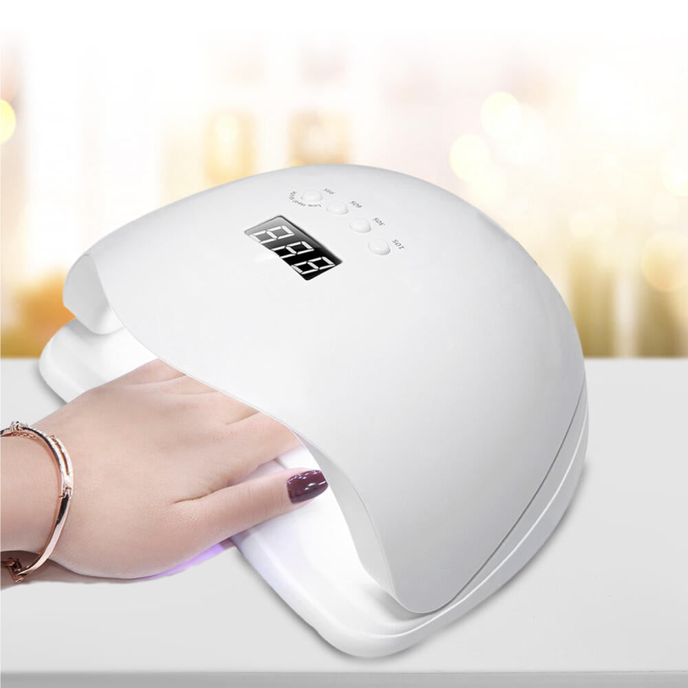 Lampara de Uñas 36 LED UV. Secado Rápido con Sensor Inteligente 48W.  Manicura Perfecta en Casa